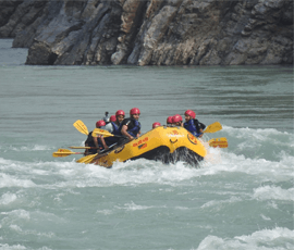 16 kms rafting